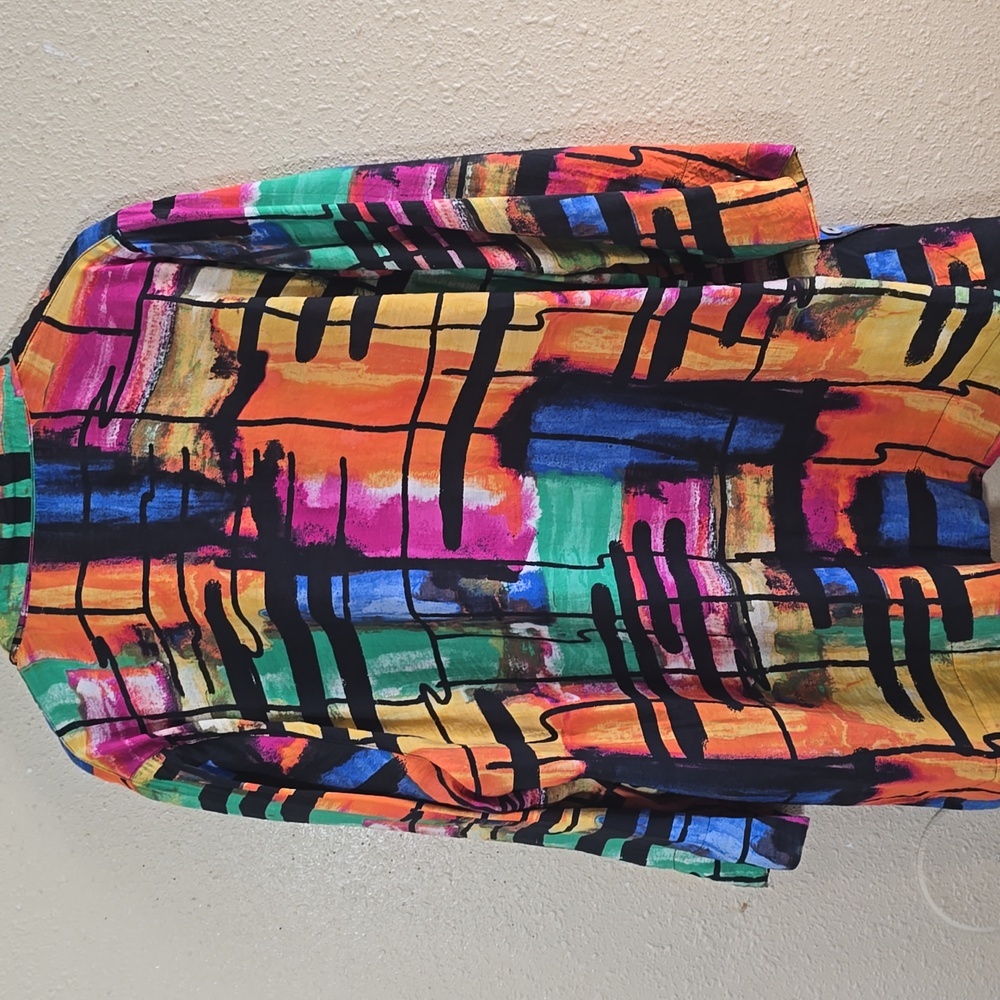 Multiples Colorful Abstract Women's Top - Picture 8 of 8
